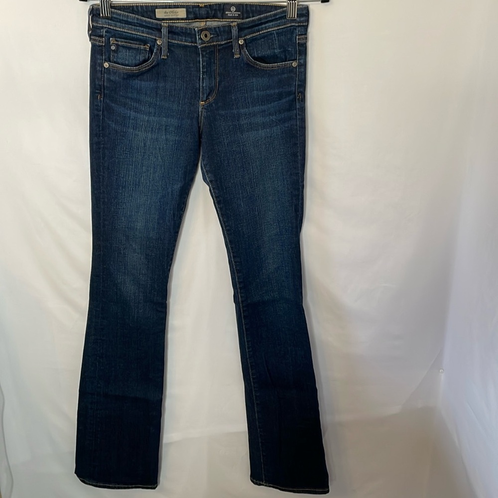 AG Adriano goldschmied blue jeans size 27r the‎ Olivia skinny bootcut stretchy